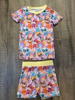 Super Kitty Bamboo Shorts Pajama Set -